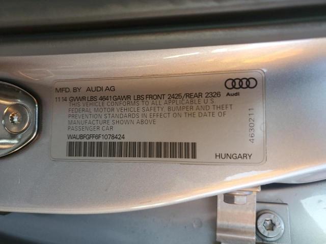 2015 AUDI S3 PREMIUM - WAUBFGFF6F1078424