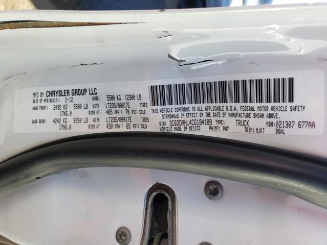 3C63DRHL4CG184189 Dodge Ram 3500 Slt