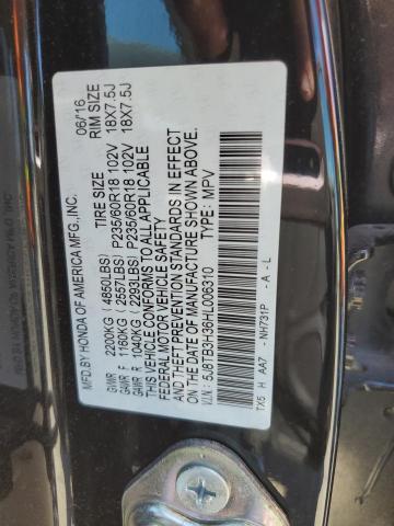 2017 ACURA RDX 5J8TB3H36HL006310