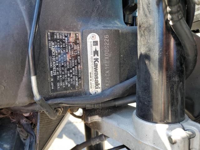 2014 KAWASAKI ZX1000 K JKAZXCK16EA009226