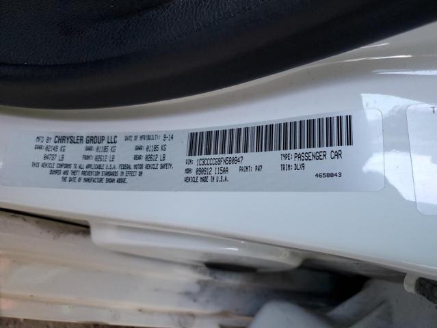 2015 CHRYSLER 200 C - 1C3CCCCG9FN580847