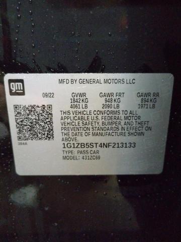 2022 CHEVROLET MALIBU LS - 1G1ZB5ST4NF213133