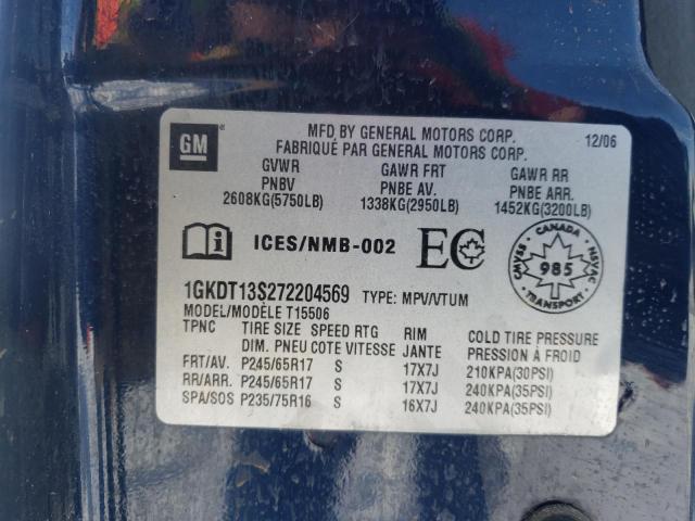 1GKDT13S272204569 GMC Envoy