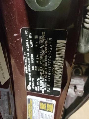 5XXGV4L2XGG072269 KIA OPTIMA SXL