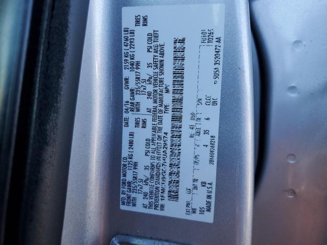 2017 FORD ESCAPE SE 1FMCU9GD7HUA29574