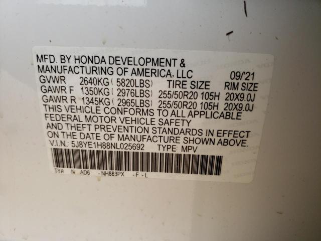 2022 ACURA MDX ADVANC - 5J8YE1H88NL025692