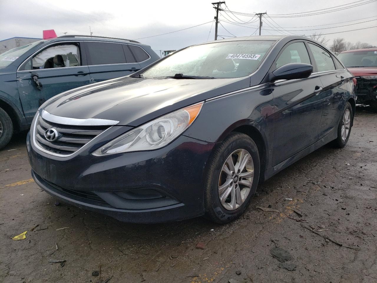 2014 Hyundai Sonata Gls vin: 5NPEB4AC9EH925368