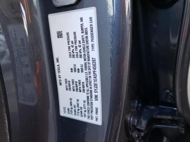 5YJ3E1EA5PF456397 Tesla MODEL 3
