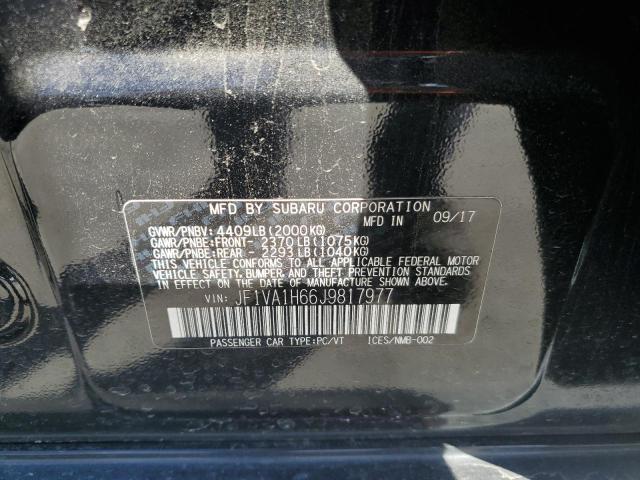 JF1VA1H66J9817977 Subaru Wrx Limited
