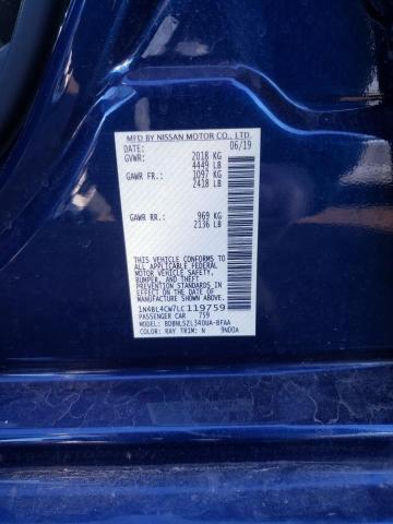 1N4BL4CW7LC119759 Nissan ALTIMA SR