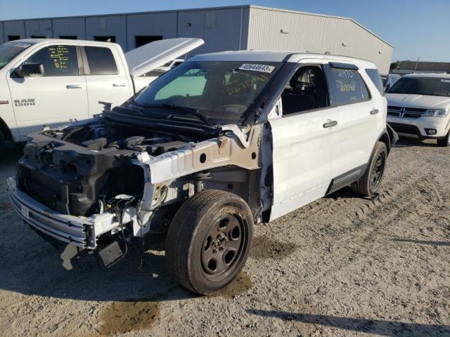 Salvage cars for sale from Copart Jacksonville, FL: 2019 Ford Explorer Police Interceptor