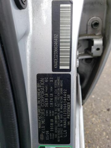 KNADE123366146492 KIA Rio