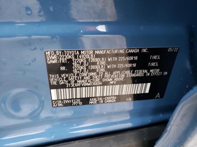 2022 TOYOTA RAV4 XSE - 2T3E6RFV8NW036694