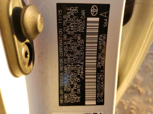2016 TOYOTA SCION IM - JTNKARJE1GJ515139