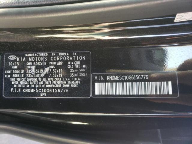 2016 KIA SEDONA SXL - KNDME5C10G6156776