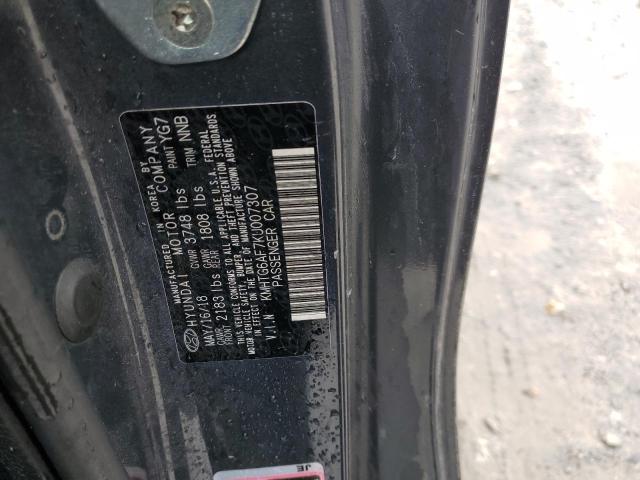 2019 HYUNDAI VELOSTER B - KMHTG6AF7KU007307