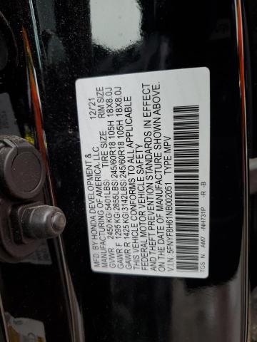 2022 HONDA PASSPORT T 5FNYF8H61NB002051