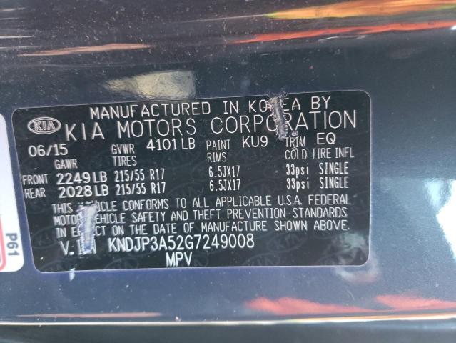 KNDJP3A52G7249008 KIA SOUL +