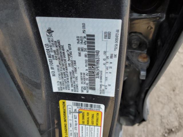 3LN6L5F97HR631940 Lincoln Mkz Reserve