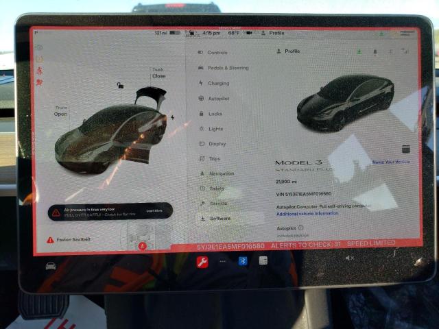 5YJ3E1EA5MF016580 Tesla MODEL 3