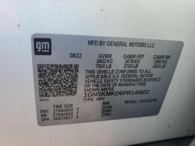 1GNSKMKD6PR145602 Chevrolet Tahoe K1500 Ls