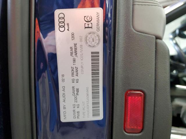 2018 AUDI S5 PRESTIG - WAUC4DF53JA085940