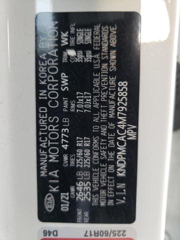 2021 KIA SPORTAGE L - KNDPMCAC4M7925858