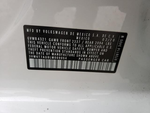 2020 VOLKSWAGEN GTI S 3VW6T7AU8LM009054