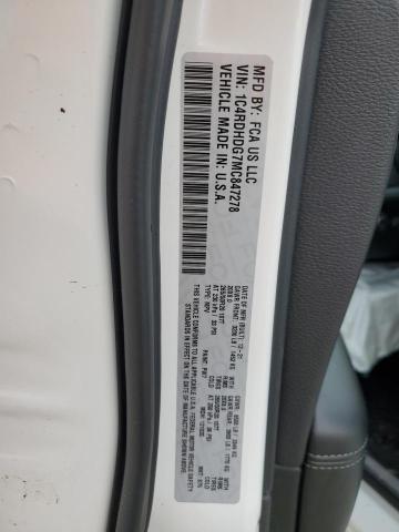 2021 DODGE DURANGO GT - 1C4RDHDG7MC847278