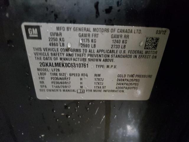 2GKALMEK0C6310761 GMC Terrain Sle