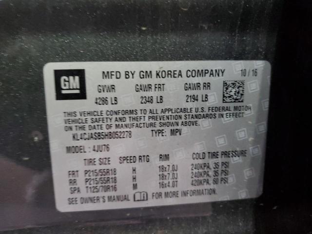 KL4CJASB5HB052278 Buick Encore Preferred