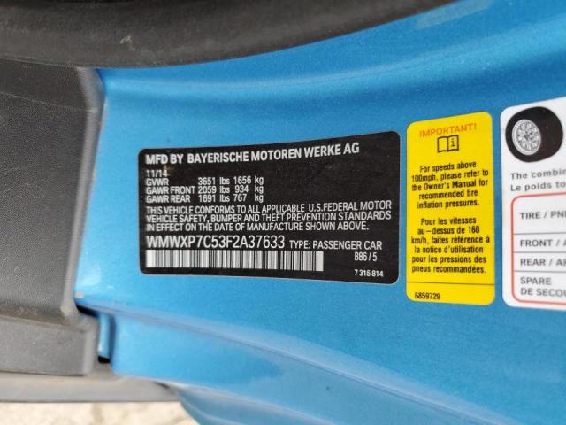 2015 MINI COOPER S - WMWXP7C53F2A37633