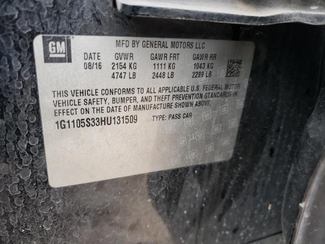 2017 CHEVROLET IMPALA LT - 1G1105S33HU131509