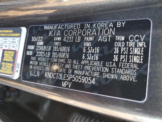 KNDCT3LE5P5059054 KIA NIRO SX