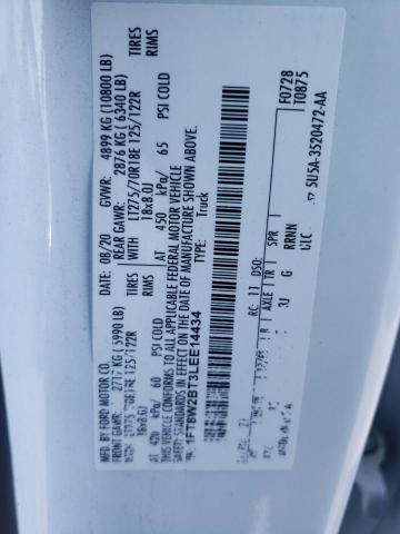 2020 FORD F250 SUPER - 1FT8W2BT3LEE14434