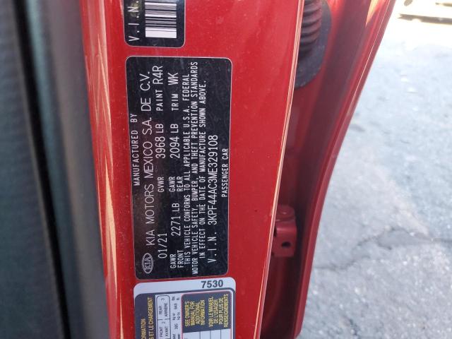 3KPF44AC3ME329108 KIA FORTE GT