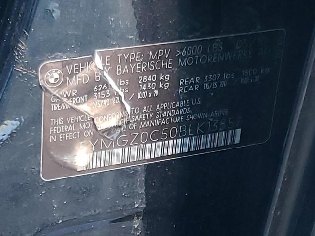 5YMGZ0C50BLK13857 BMW X6 M