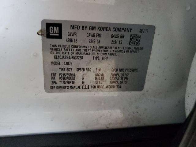 2018 BUICK ENCORE PRE - KL4CJASB4JB537288