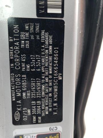 KNDMB5C16K6548601 KIA SEDONA LX