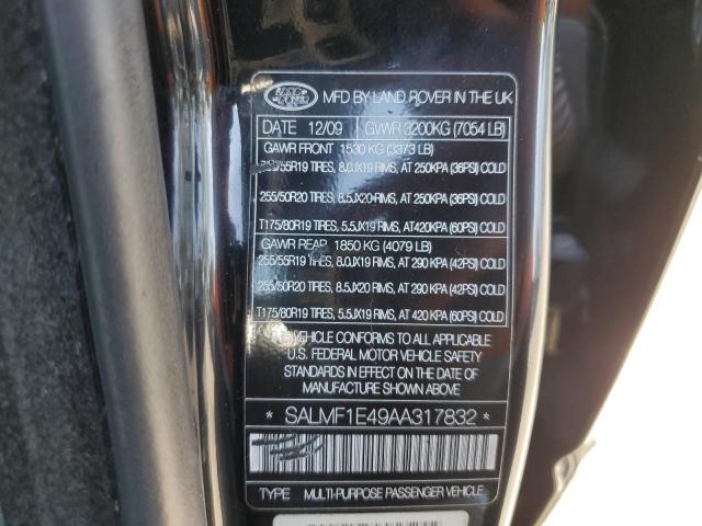 SALMF1E49AA317832 Land Rover RANGEROVER