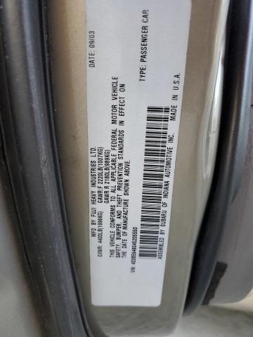 4S3BE646045205550 Subaru LEGACY GT