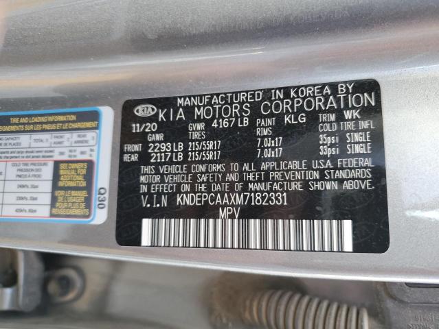 KNDEPCAAXM7182331 KIA Seltos Lx