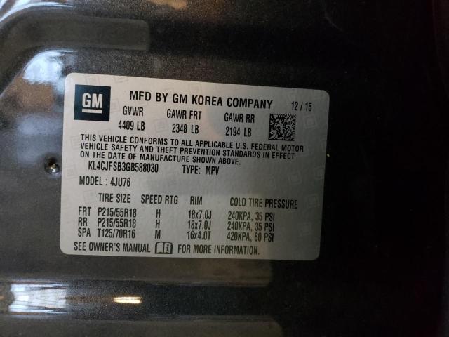 2016 BUICK ENCORE CON - KL4CJFSB3GB588030