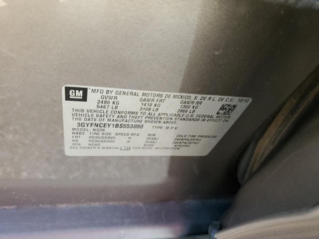 3GYFNCEY1BS553080 Cadillac SRX