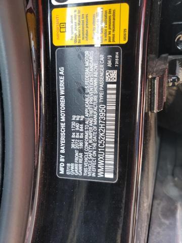 WMWXU1C52K2H73950 Mini Cooper