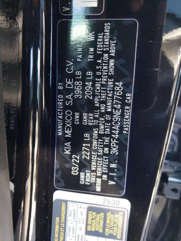 3KPF44AC9NE477684 KIA FORTE GT