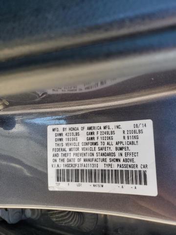 2015 HONDA ACCORD LX 1HGCR2F37FA011310