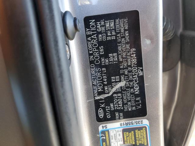 KNDPC3A20D7381479 KIA Sportage Ex