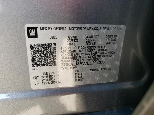3GKALMEV7LL294077 GMC Terrain Sle