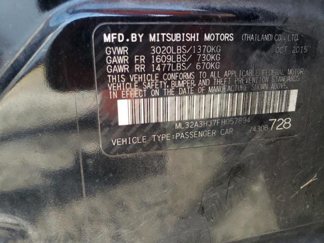 2015 MITSUBISHI MIRAGE DE - ML32A3HJ7FH057894